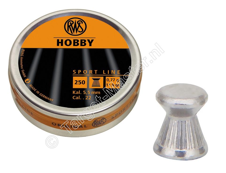 RWS Hobby 5.50mm Airgun Pellets tin of 500